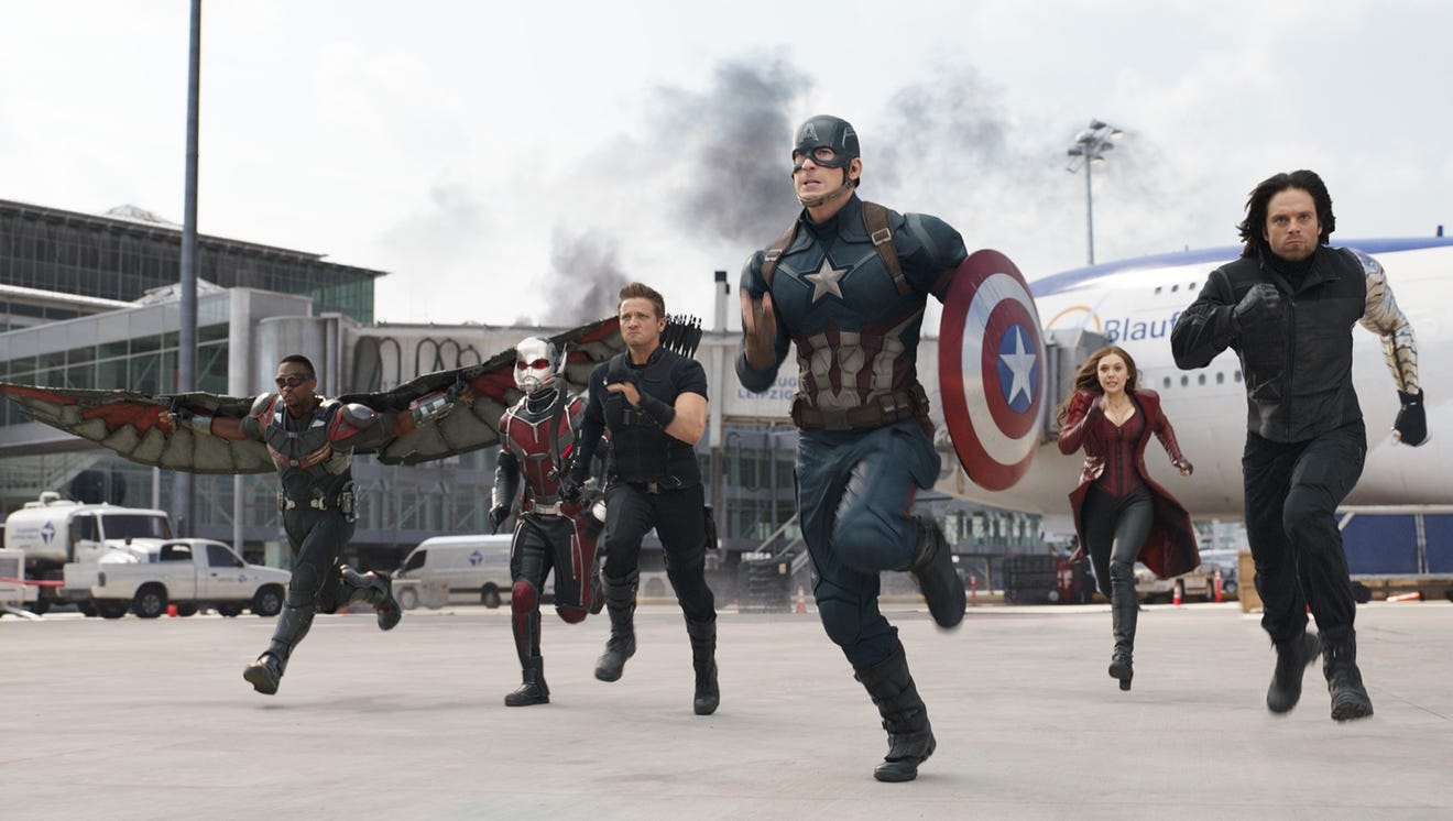 Team Cap in "Captain America: Civil War" | Credit: Marvel Studios